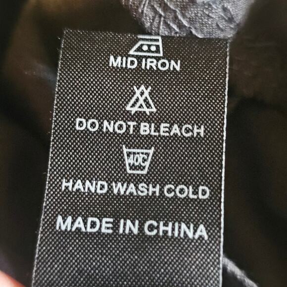 Noelle Knit Boho Ruffle Cami Dress Adjustable Straps Gray & black Size S/M 3637 - Picture 6 of 8